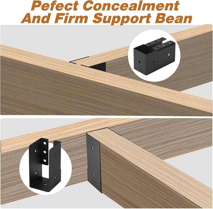 Gawicpy Concealed Joist Hangers, Outdoor Trim Concealed Flanges, - Image 5