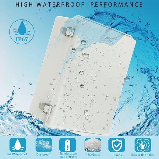 Outdoor Waterproof Electrical Box Junction Box Weatherproof IP67 ABS Plastic - Image 2