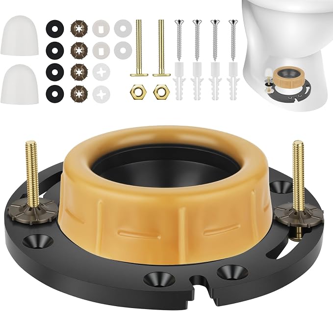 Extra Thick Toilet Wax Ring Kit by Unknown