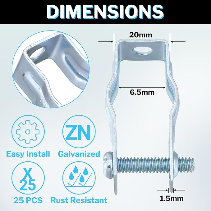 Yaocom 25 Pcs EMT Conduit Hanger - Image 3