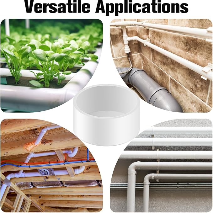 30 Packs 1 Inch PVC Pipe End Cap, Fits 1.315" OD Schedule 40 Furniture Grade - Image 5