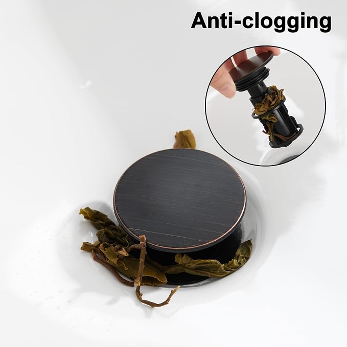 TIORIY Pop Up Bathroom Sink Drain - Image 4