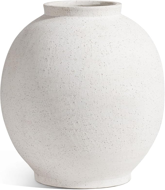 White Ceramic Vase - Image 6