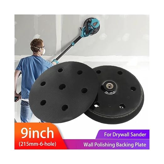 9inch 215mm Wall Polishing Backing Plate Replacement Sanding Pad - Image 4