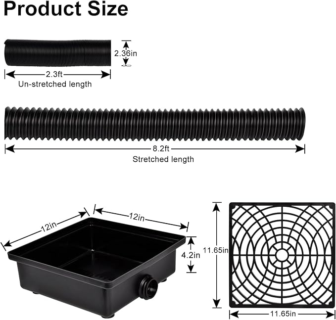 Prestantious Low Profile Downspout Catch Basin Gutter Downspout Extensions | - Image 2