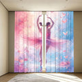Dreamy Watercolor Flower Window Curtains 2 Panels Set, 52 X 84 Inch Polyester by Unknown