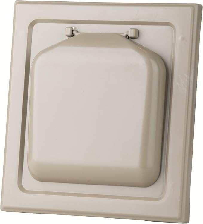 NO-PEST VENT Dual Door Dryer Vent Cover 4 Inch Outdoor, Made in USA, Highest - Image 3