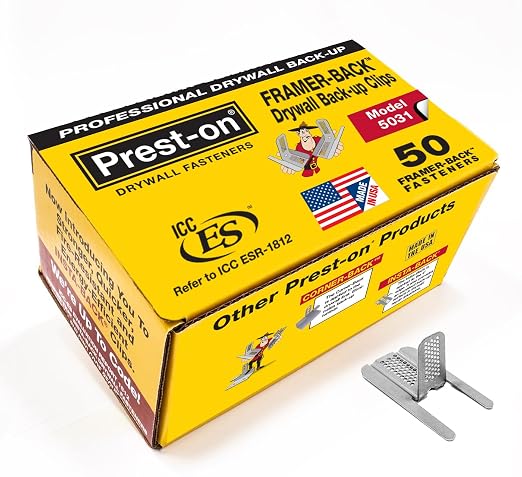 Prest-On Framer-Back® Drywall Fastener 50 Pack by Prest-On