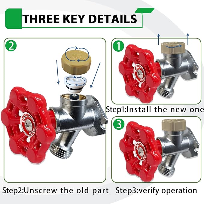 Anti-Siphon Industrial-control-valves Repair Kit， ASSE 1019-A Vacuum Breaker - Image 5