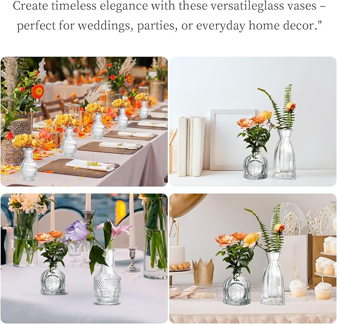 Glass Bud Vases Set of 64 - Image 2