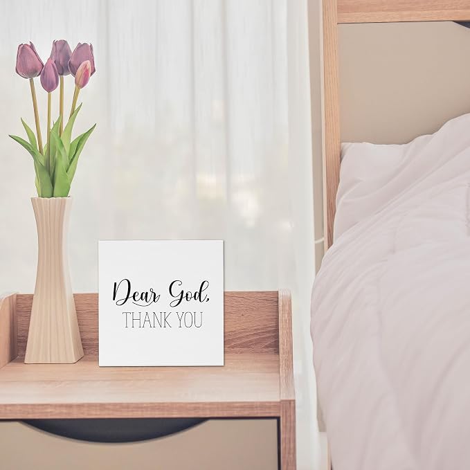Farmhouse Decor, Christian God Home Decorations, Aesthetic Entry Way Table - Image 5