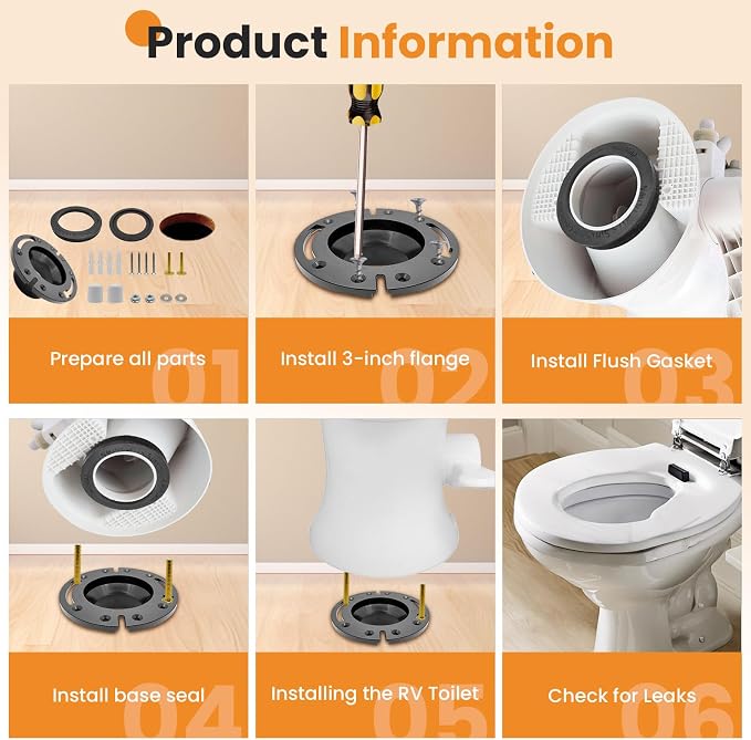 385345892 Waste Ball Seal Kit For RV 320 300 R34120 Toilet Seal Replaces - Image 8