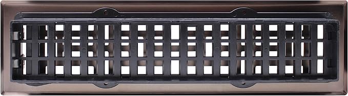 Decor Grates AJH212-RB Oriental Floor Register, 2x12 Inches, Rubbed Bronze - Image 8