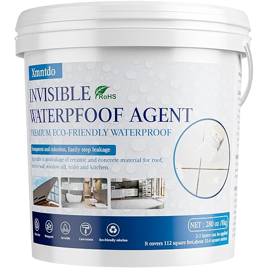 Transparent Waterproof Coating Sealant 280 Oz | Water-based, Invisible by XmndtoWaterproofCoating