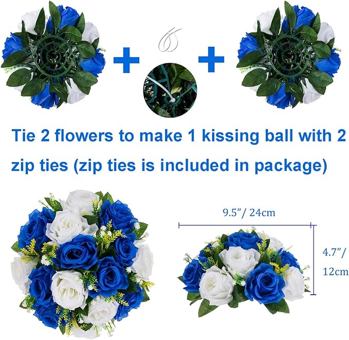 BLOSMON Flower Balls Wedding Rose Centerpieces - Image 4