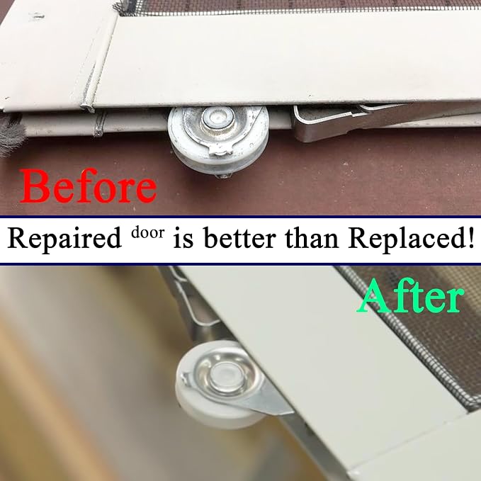 Combo Sliding Screen Door Upper + Lower Roller Assembly Fits Andersen Part - Image 5