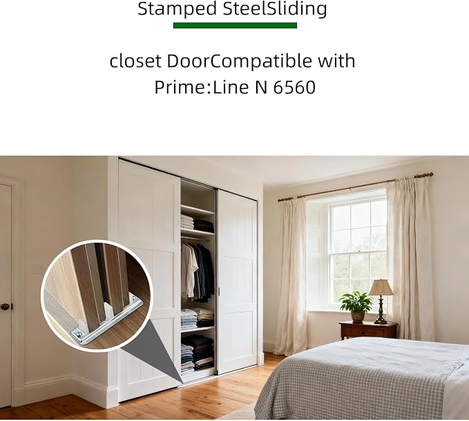 Quiet Glide Sliding Door Roller Set, Top-Hung Sliding Door Hardware Roller & - Image 5