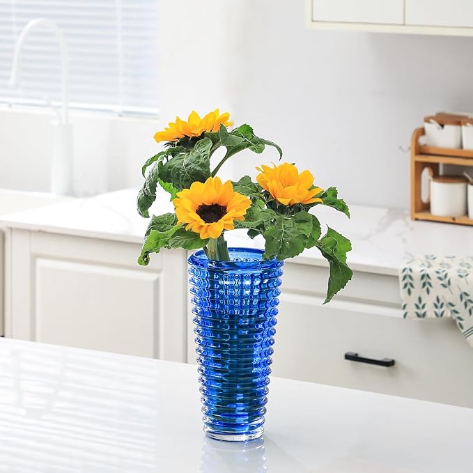 MCMCNCUIU Large Crystal Vase for Flowers, Large Glass Vases, Modern Decorative - Image 4
