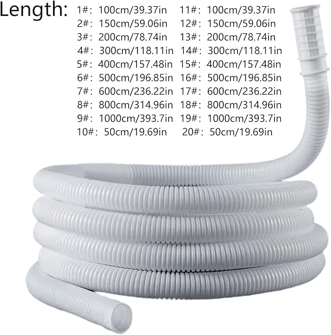 Flexible Rubber Drain Hose Extension General Leakproof Designs Water Drainage - Image 3