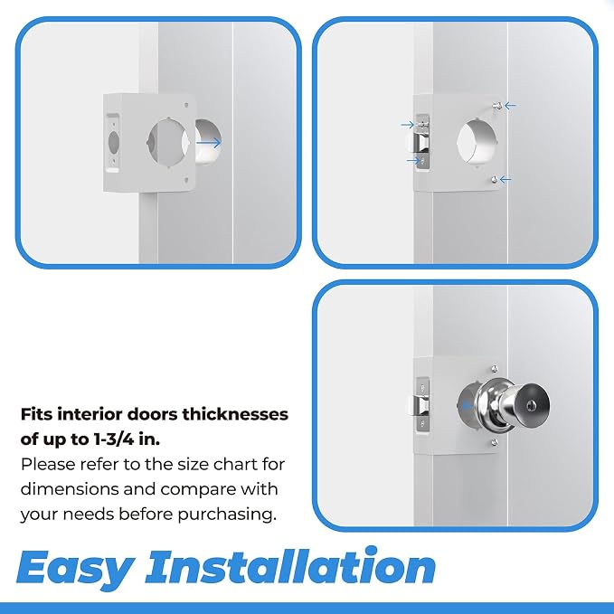 White U 9553 Stainless Steel Lock and Door Reinforcement Plate - Image 4