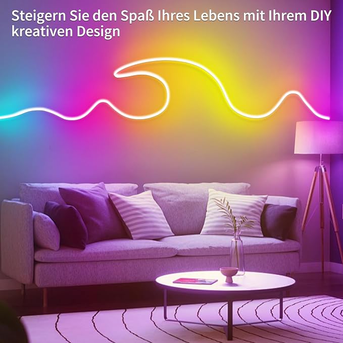 segrass 132FT Neon LED Rope Lights IP65 Waterproof LED Lights - Image 4