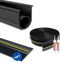 DGSL Garage Door Bottom Seal, 5/16 T-End Rubber Weather Stripping, 16 FT | U+O by DGSL