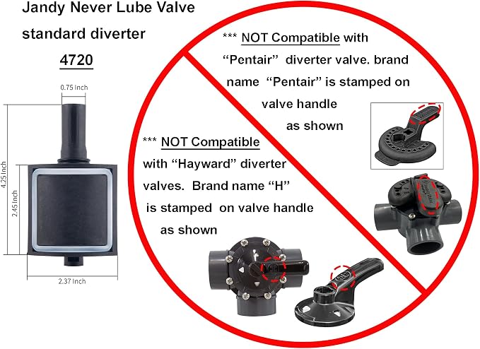 ATIE Pool Valve Diverter Kit 4720 Replacement - Image 3