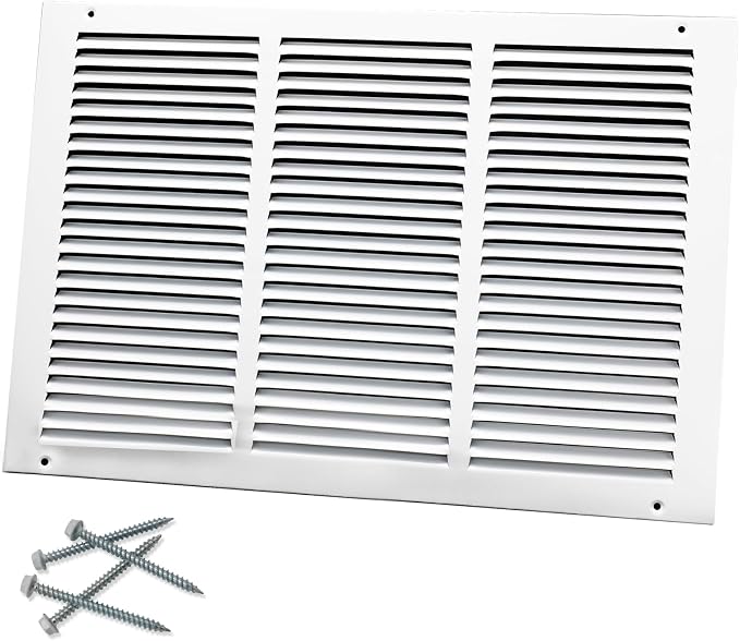 Howeall 18"W x 12"H Steel Return Air Grille, Air Return Vent Cover by Howeall