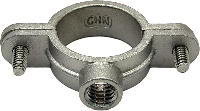 Split Ring Pipe Hanger, 316 Stainless Steel, 3/8" Rod Fitting, Marine Grade - Image 4