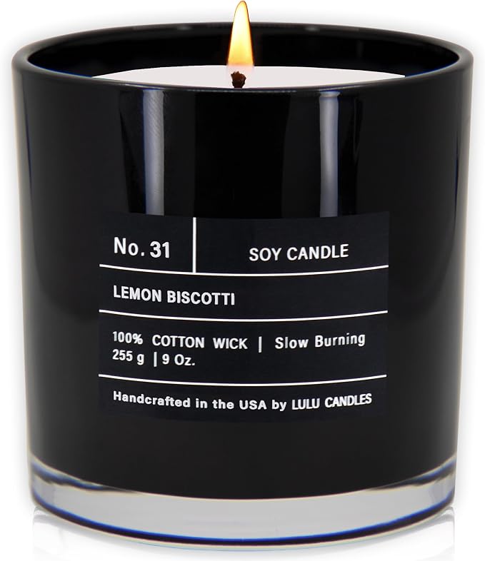 Lulu Candles | Lemon Biscotti | Highly Scented Candles - Image 2