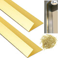 Zonon 2 Pcs 1-5/64" W x 3' L Spring Bronze Weather Stripping Metal Brass by Zonon