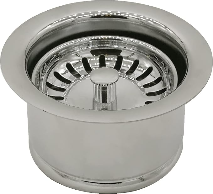 Westbrass D2082S-05 3-1/2" Extra-Deep Collar Kitchen Sink Waste Disposal Flange by Westbrass