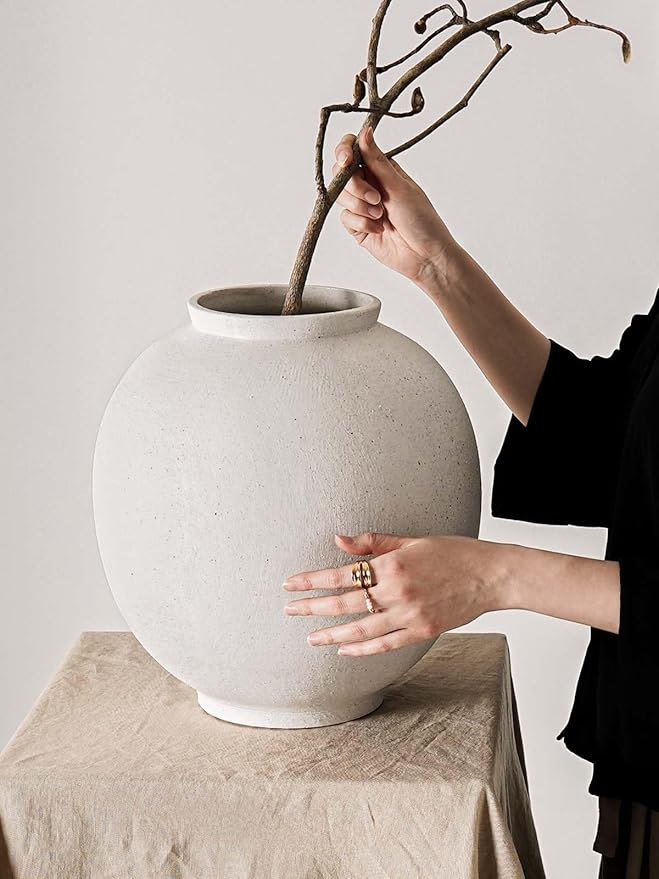 White Ceramic Vase - Image 4