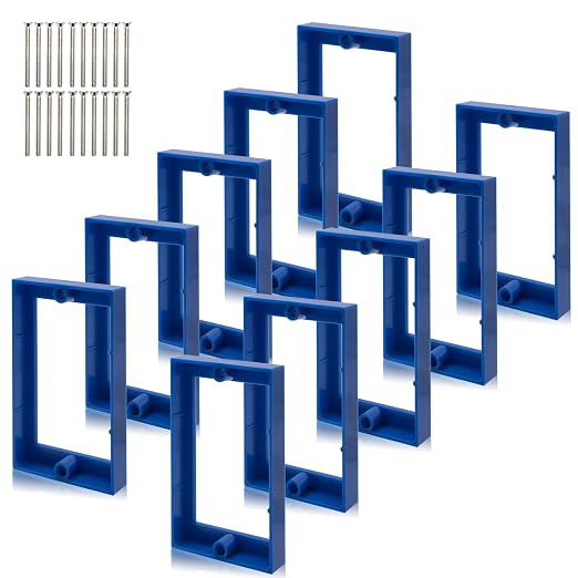 HXH Single Gang Receptacle Outlet Box Extender, 1/2 Inch, 10 Pack | by HUIXHAO