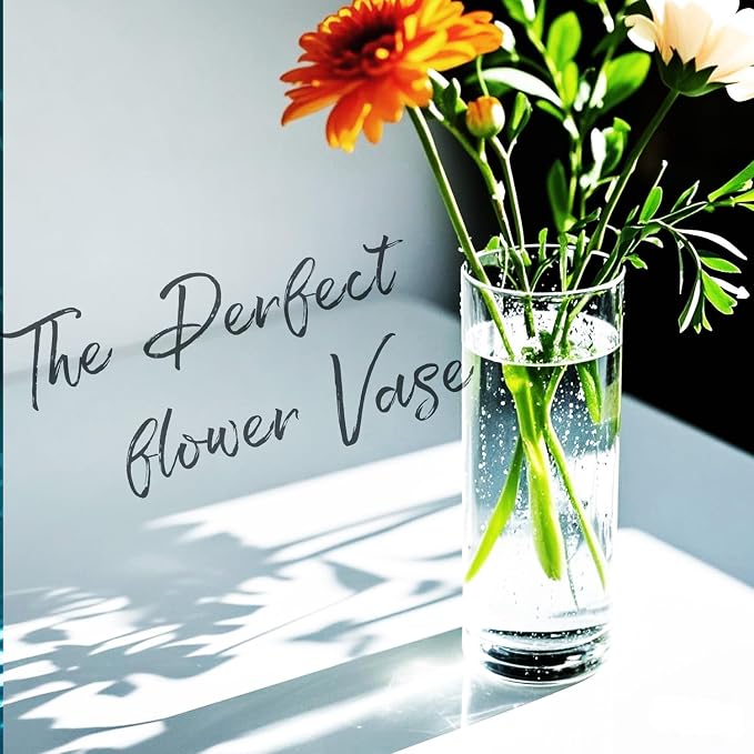 30pcs 11.8Inch Large Size Glass Vase Cylinder - Image 3