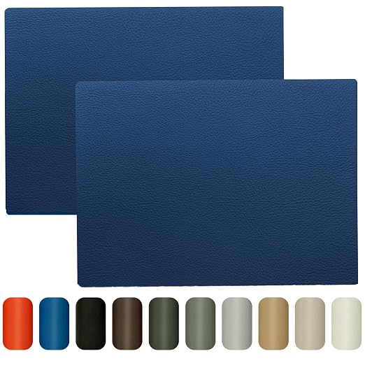 Leather Repair Patch 8x11 inch 2 Pcs, Self Adhesive Vinyl Repair Patch Kit by ALLFORYOU