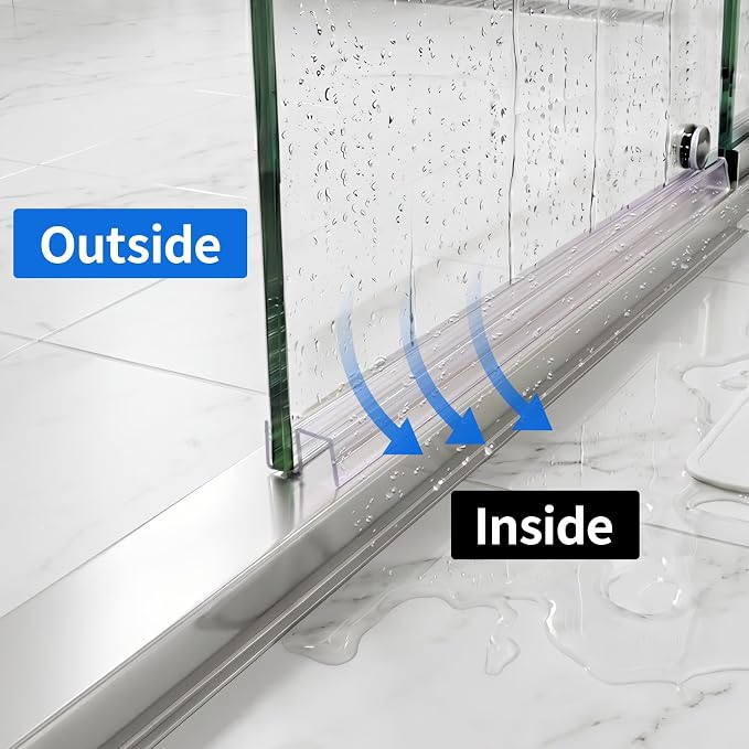 Yecaye 3 Pack 3/8" x 39" Sliding Shower Door Bottom Seal, Shower Door Sweep | - Image 7