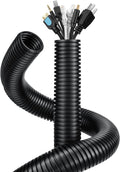 Wire Loom 1 inch 6.6ft, Split Loom, Outdoor Cord Protector | Flexible Wire by YCLYC