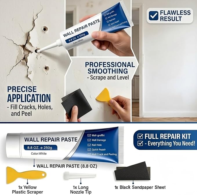 2 Pcs Efficient Drywall Repair Kit - Image 2