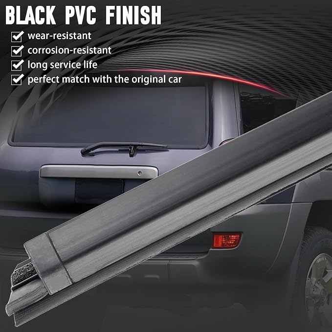 Rear Tailgate Liftgate Trunk Hatch Car Outer Door Window Moulding Sweep Felt - Image 3