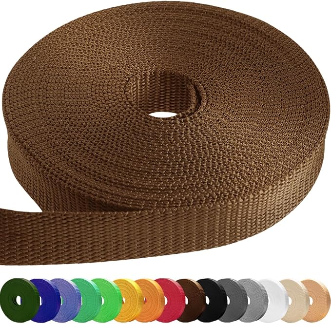 Webbing Strap, 3/4" to 2", 10-50 Yds, EDC gear, backpack repair and pet dog by TECEUM