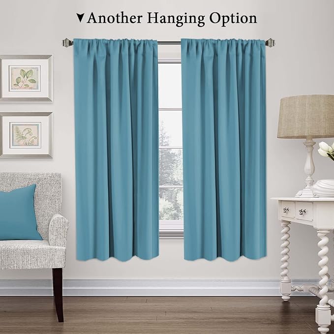 H.VERSAILTEX Blackout Tie Up Curtain Thermal Insulated Curtain Bathroom - Image 4