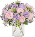 8 Packs Peonies Artificial Flowers by MARTINEMALL