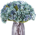 Kimura's Cabin 6pcs Hydrangea Artificial Flowers Silk Fake Hydrangeas, by WeddingPartyArrangementBouquetsDecorationArtificialFlowers