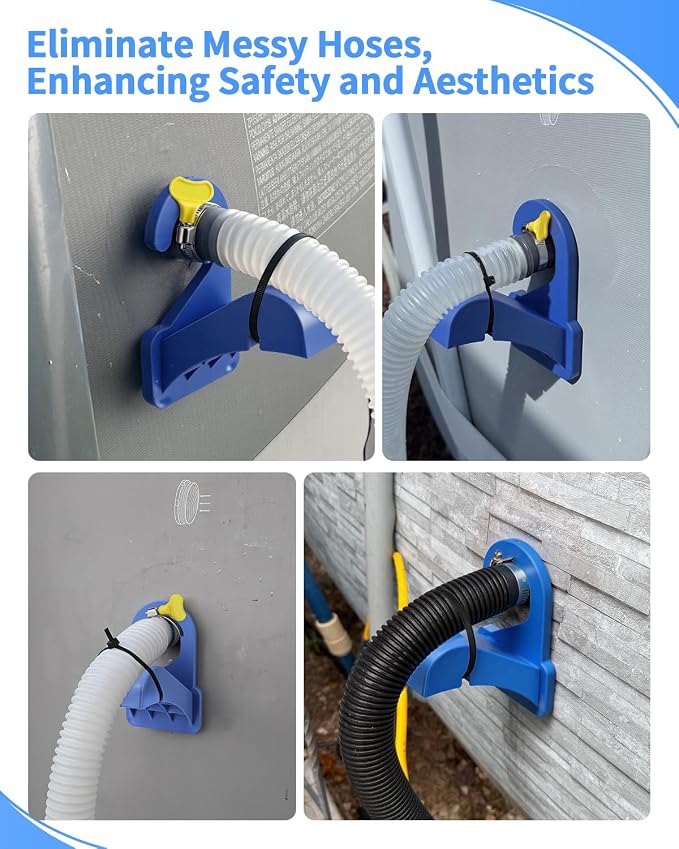 2 PCS Swimming Pool Pipe Holders, Above Ground Pool Accessories - Image 6