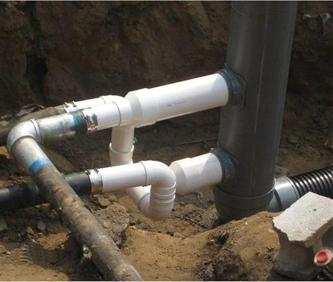 4Pack 2" PVC DWV Sanitary 90-Degree Elbow White SCH40 2" PVC DWV 90° Elbow Pipe - Image 7