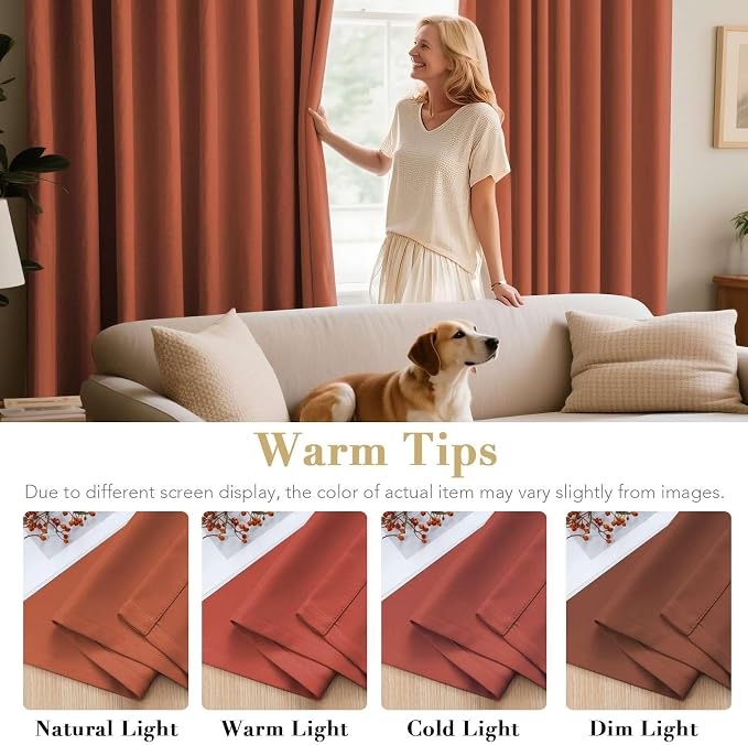H.VERSAILTEX Holiday Decor Thermal Insulated Blackout Curtains - Image 5