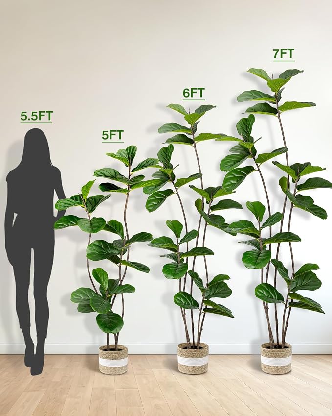 Artificial Fiddle Leaf Fig Tree 5FT - Image 9