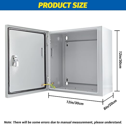 Electrical Box 12 x 12 x 8'' Steel Electrical Junction Box，NEMA 4X Steel - Image 7