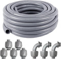 3/4 Inch 25ft Electrical Conduit Kit UL Certification, 3/4 Flex Conduit | by ANSGERY